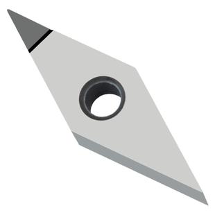 淘卡特 数控铝用刀片VNMG160404-HA车床外圆菱形PCD刀片合金刀粒