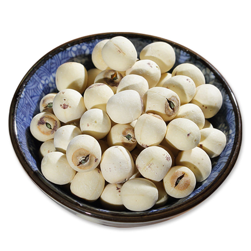 新莲粒粒香带芯白莲子大粒1000g