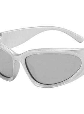 潮男时尚帅气遮光防晒黑色太阳镜