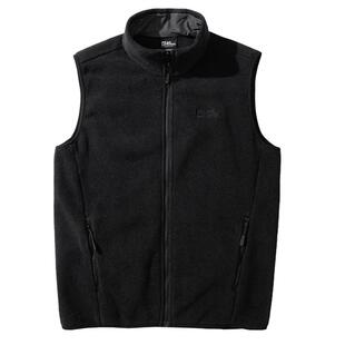 JackWolfskin德国狼爪新款WALDSTEIG男士户外抓绒马甲外套5029061