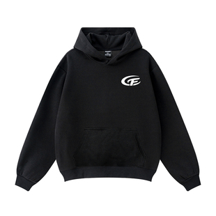 趣味个性印花重磅连帽大码加肥加大卫衣男潮秋季情侣宽松街头外套