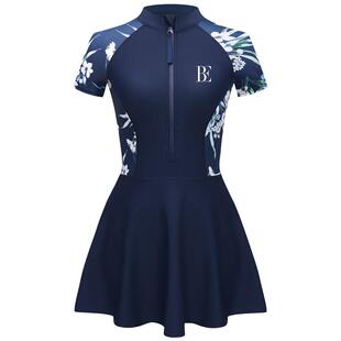 BE范德安花漾系列2026连体泳衣女防晒保守显瘦游泳馆专用高级感