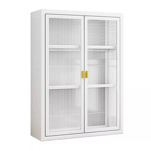 卫生间马桶置物架上方收纳柜免打孔浴室厕所防水壁柜多功能置物柜