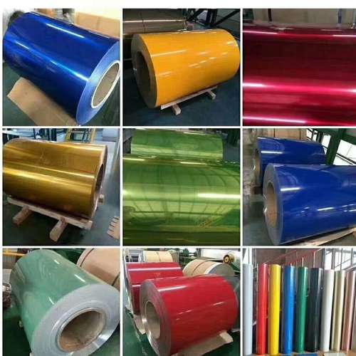 现货供应镀锌彩涂板彩钢卷压型彩钢瓦彩钢房民用瓦楞板彩涂卷批发