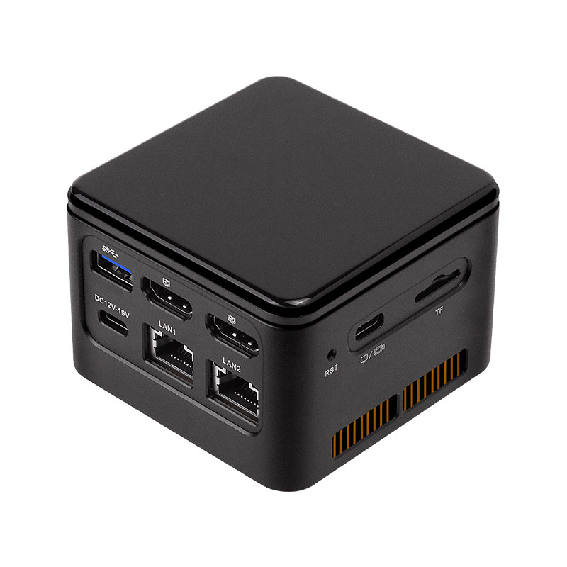 超迷M1Pro双网2.5G软路由迷你主机机器人微型电脑工控机魔方N355