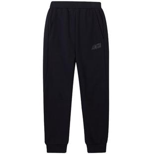 安踏童装男童裤子2025冬季新款儿童运动裤中大童弹力加绒女童长裤