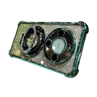 闪粉气囊支架适用华为mate70pro手机壳mate60新款镜头膜mate50高级感女mate40硅胶全包mate30pro外壳磁吸四角