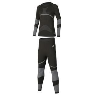 秋冬儿童紧身衣训练服男女童一体针织高端透气篮球足球滑雪速干衣