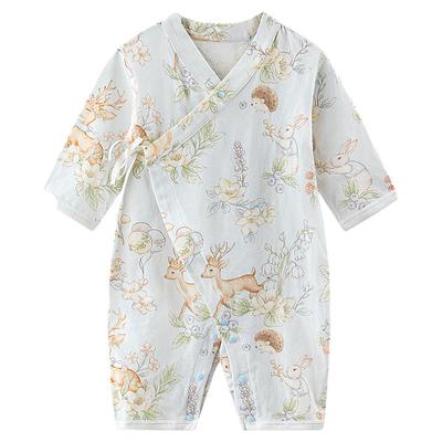 新生儿连体衣夏季薄款纯棉a类