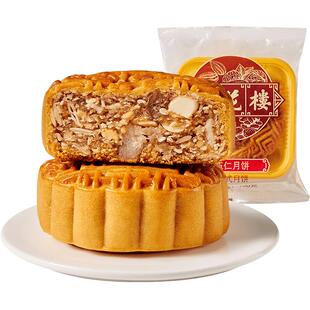 杏花楼清香五仁广式月饼零食小吃下午茶糕点上海伴手礼100g*10