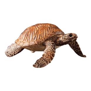 童德乌龟模型儿童仿真动物玩具海洋野生海龟陆龟象龟金钱龟鳄龟