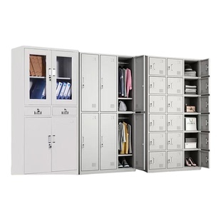东莞铁皮柜员工宿舍更衣柜加厚办公室资料文件柜钢制档案柜储物柜