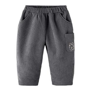 男童长裤冬季宝宝加绒加厚裤子小男孩冬装儿童童装男宝冬款下装F