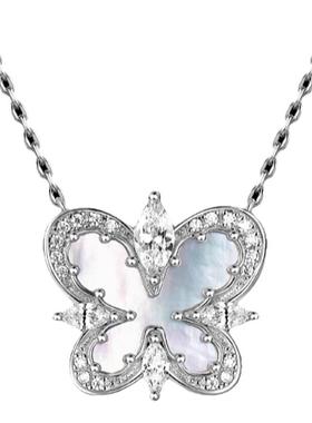 高银版项链女EGEM意境S925纯银