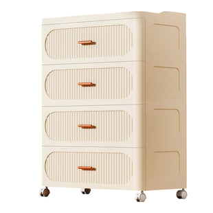 超大号加厚抽屉式收纳柜家用客厅五斗柜卧室储物柜多层床头置物柜