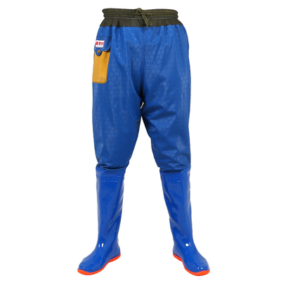 路亚四季高腰防滑插秧鞋下水裤