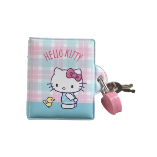 正版悦木x三丽鸥迷你锁本HelloKitty儿童学生日记本带锁笔记事本