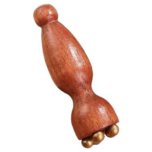 黄铜小莲蓬眼部按摩器面部脸部拨筋棒刮痧点穴美容工具疏通经络刷