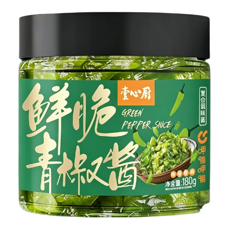呷哺呷哺鲜脆青椒酱辣椒贡菜酱