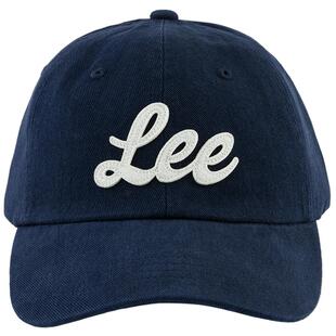 Lee韩国设计26春夏新鸭舌帽男女同款藏青色棒球帽LUA012616211042