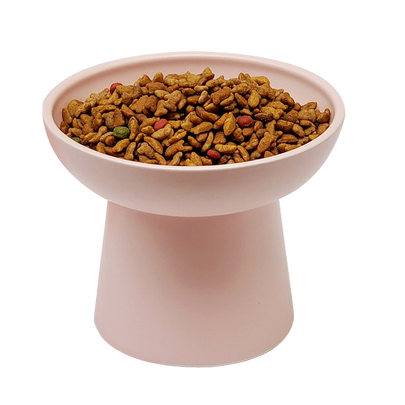 高脚猫食盆扁脸加菲宽口猫食盆