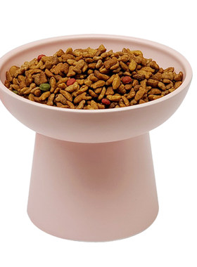 高脚猫食盆扁脸加菲宽口猫食盆