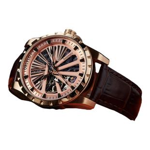 OBLVLO欧宝罗夜光男士手表机械表正品男正品名牌机械男表独行月球