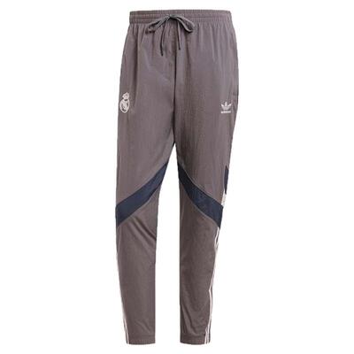 皇贝Adidas阿迪达斯皇马队足球运动训练热身复古长裤JI9480