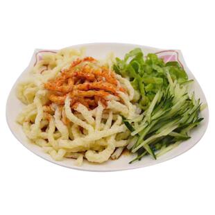 甘肃牛筋面辣条专用 通渭特产真空柔干货 速食细圆牛筋面商用凉拌