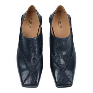 17号的下午 | 复古优雅 新中式解构美学两穿方头乐福鞋女