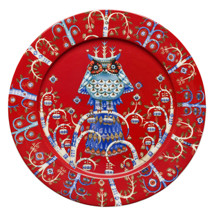 芬兰iittala魔幻森林创意陶瓷盘子马克杯西餐碗盘