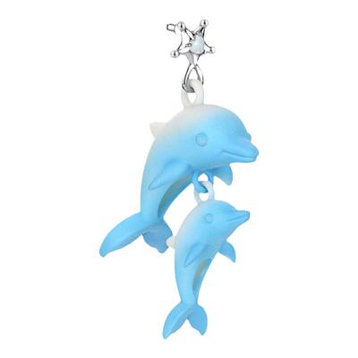 啫喱跳跃海豚幻想假期耳环