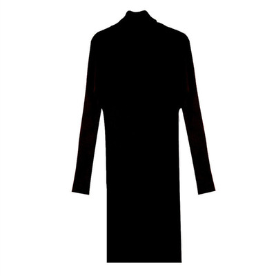 秋冬季高领针织裙中长款毛衣裙