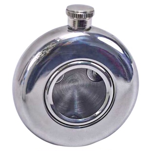 洪屿鹦鹉不锈钢撞针水壶鸟笼外出饮水器宠物迷你小号鸟喝水喂水器