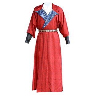 唐制汉服圆领袍中国风汉服男女圆领袍古风武侠风演出服套装伴郎