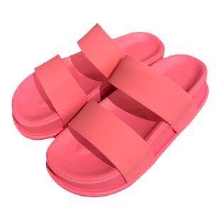 细细条 ins韩版个性双带厚底拖鞋夏季户外穿度假防滑沙滩凉拖鞋女