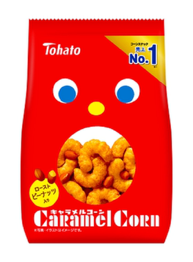 经典花生味桃哈多粟米条日本