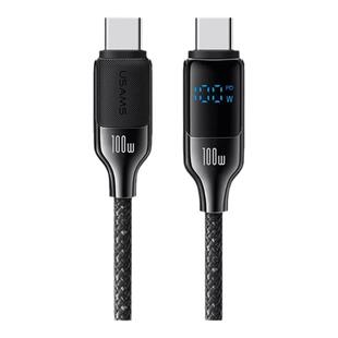 优胜仕弯头双typec数据线100W数显适用苹果16iPhone15pro华为mate70iPad充电线pd30w快充平板车载游戏弯头线