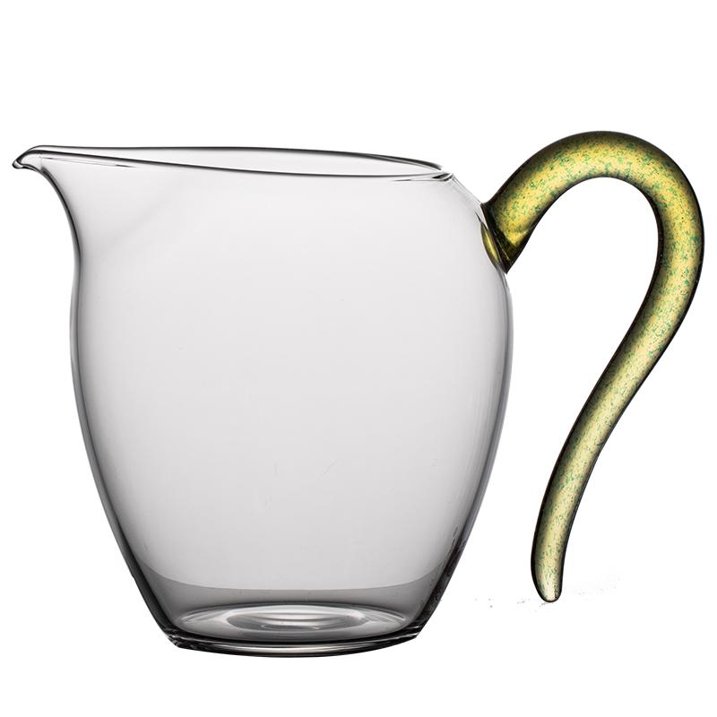 龙泉青瓷加厚玻璃公道杯