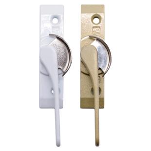 龙山月牙锁铝合金窗户锁扣推拉窗户移窗锁配件防盗窗锁门窗老式锁