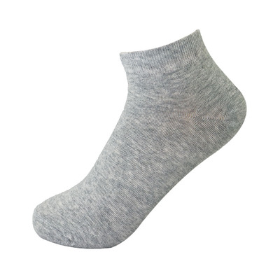 三叶竹竹棉袜子男士男白色全棉