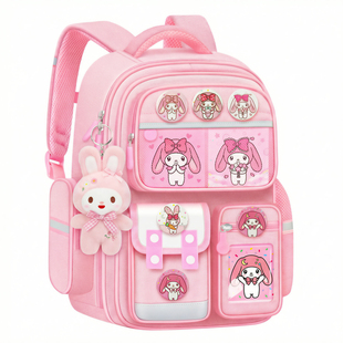 新小学生女生书包一二三到六年级大容量减负护脊防水双肩包多隔层