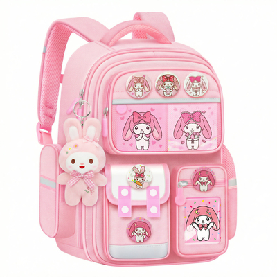 小学生女生护脊减负大容量书包