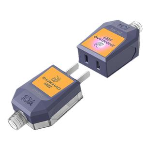 纯铜九十度弯头两孔二脚2孔电源母插头监控插座10A公220V无带线牛