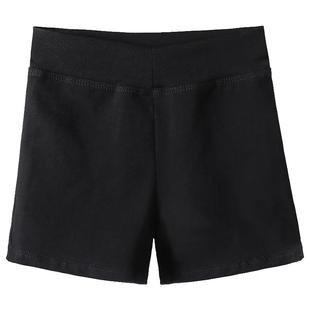 儿童舞蹈短裤考级跳舞专用三分练功裤女童芭蕾舞服芭裤黑色打底裤