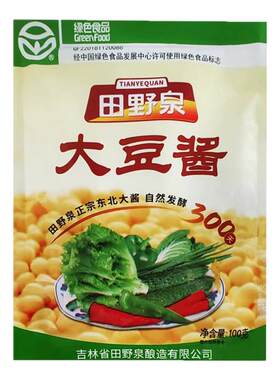 东北大酱田野泉黄豆酱农家蘸酱菜