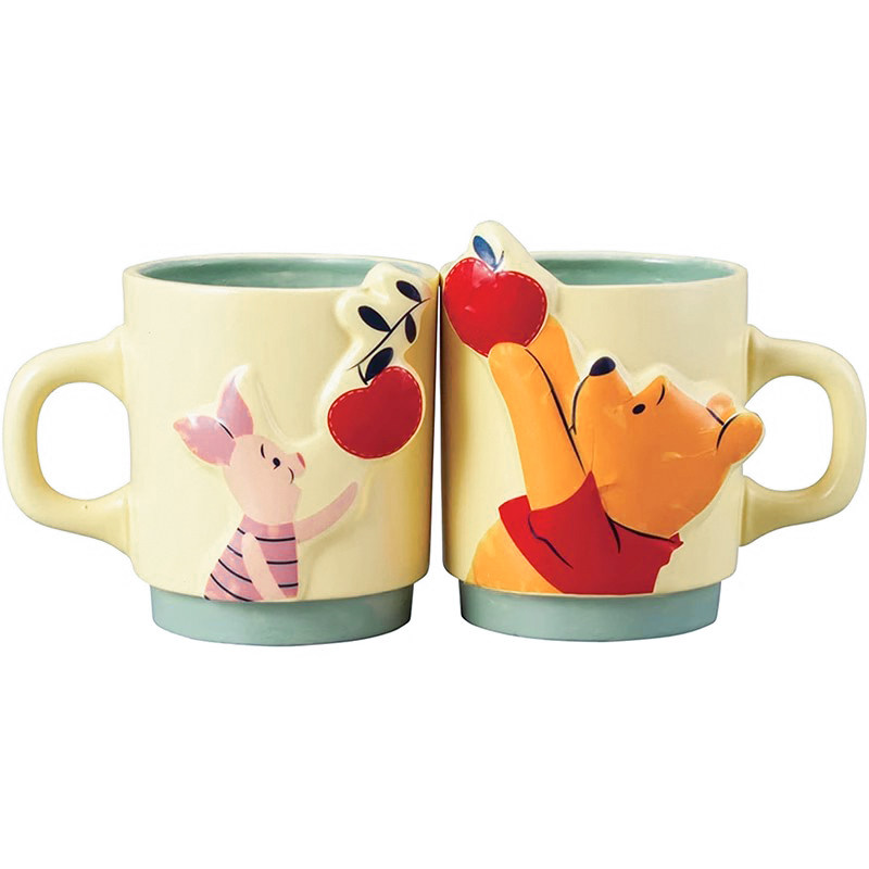日本disney维尼熊水杯咖啡杯