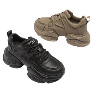 星期六黑色厚底增高老爹鞋女款2026新款春夏百搭炸街欧洲站显脚小