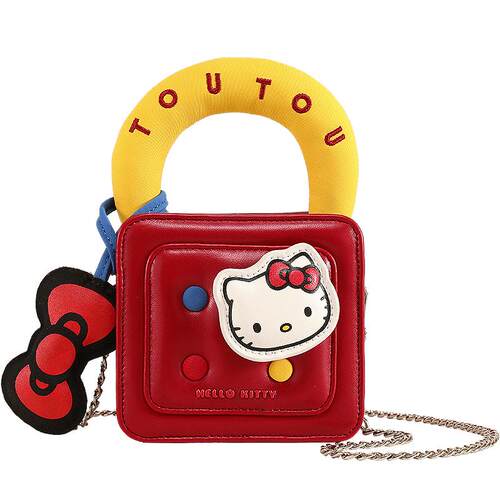 生日礼物TOUTOUhellokitty华夫包凯蒂猫迷你链条生日送女孩童包包