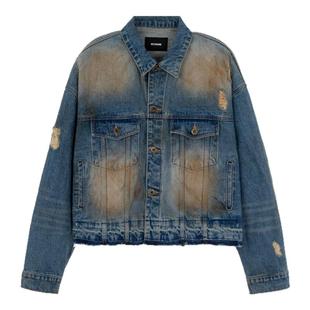 WE11DONE 男女同款水洗牛仔外套夹克上衣银泰百货精品 301574